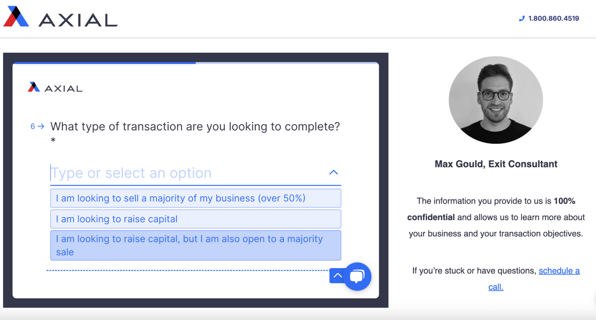 Axial: Exit Consultant